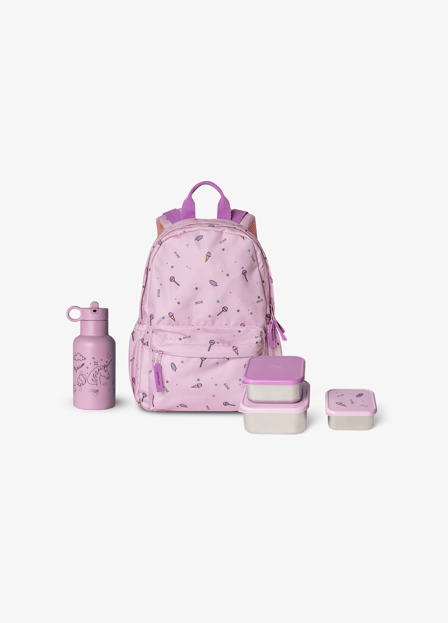 Backpack Lunch Set - Stormy Unicorn