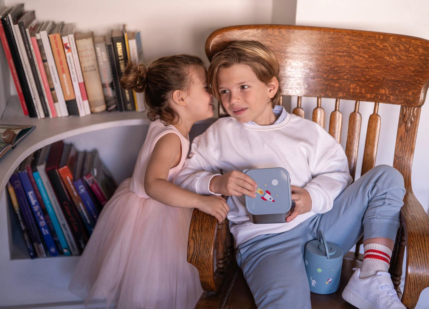 علب غداء قابلة للتكديس من الفولاذ المقاوم للصدأ - طقم من 3 قطع - تصميم سفينة فضائية