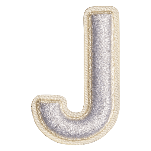 حرف "J" أبيض