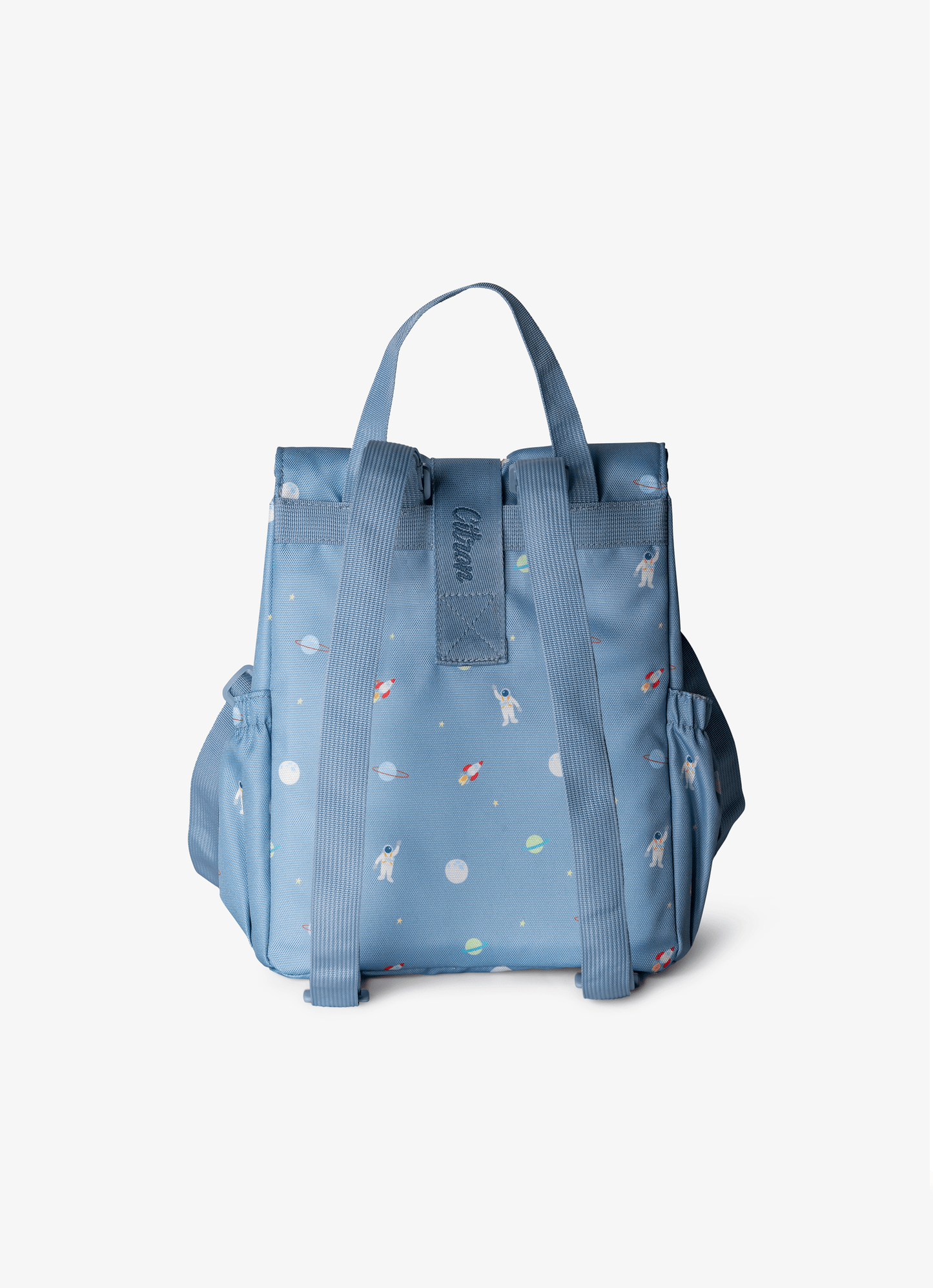 Insulated Rollup Lunch Bag - Spaceship Dusty Blue