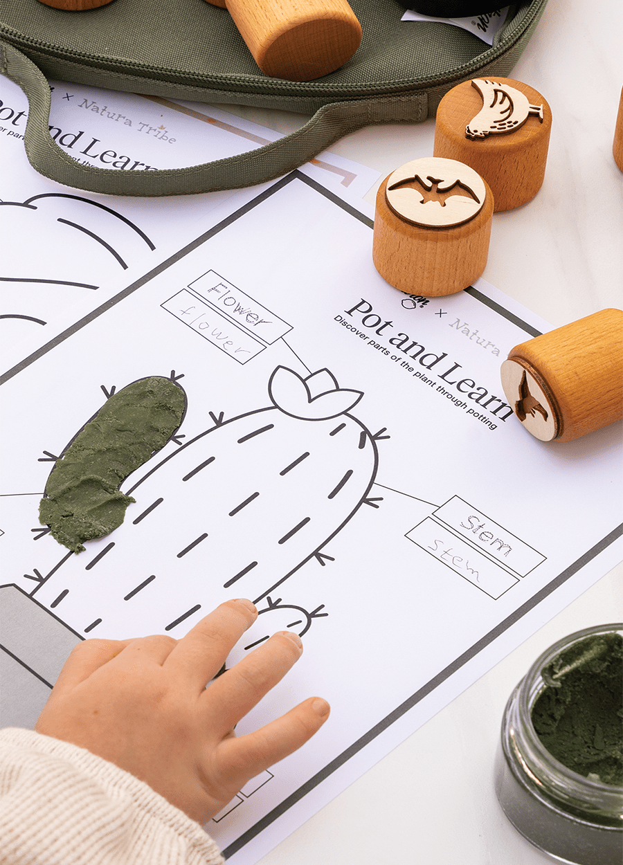 Pot and Learn Playdough Mats - Free Downloads