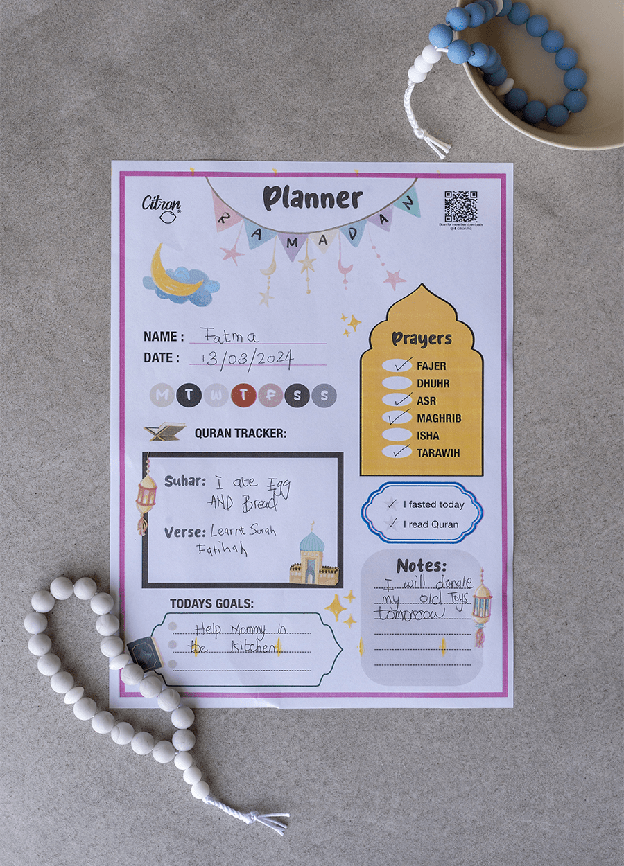 Ramadan Daily Planner - Free Downloads