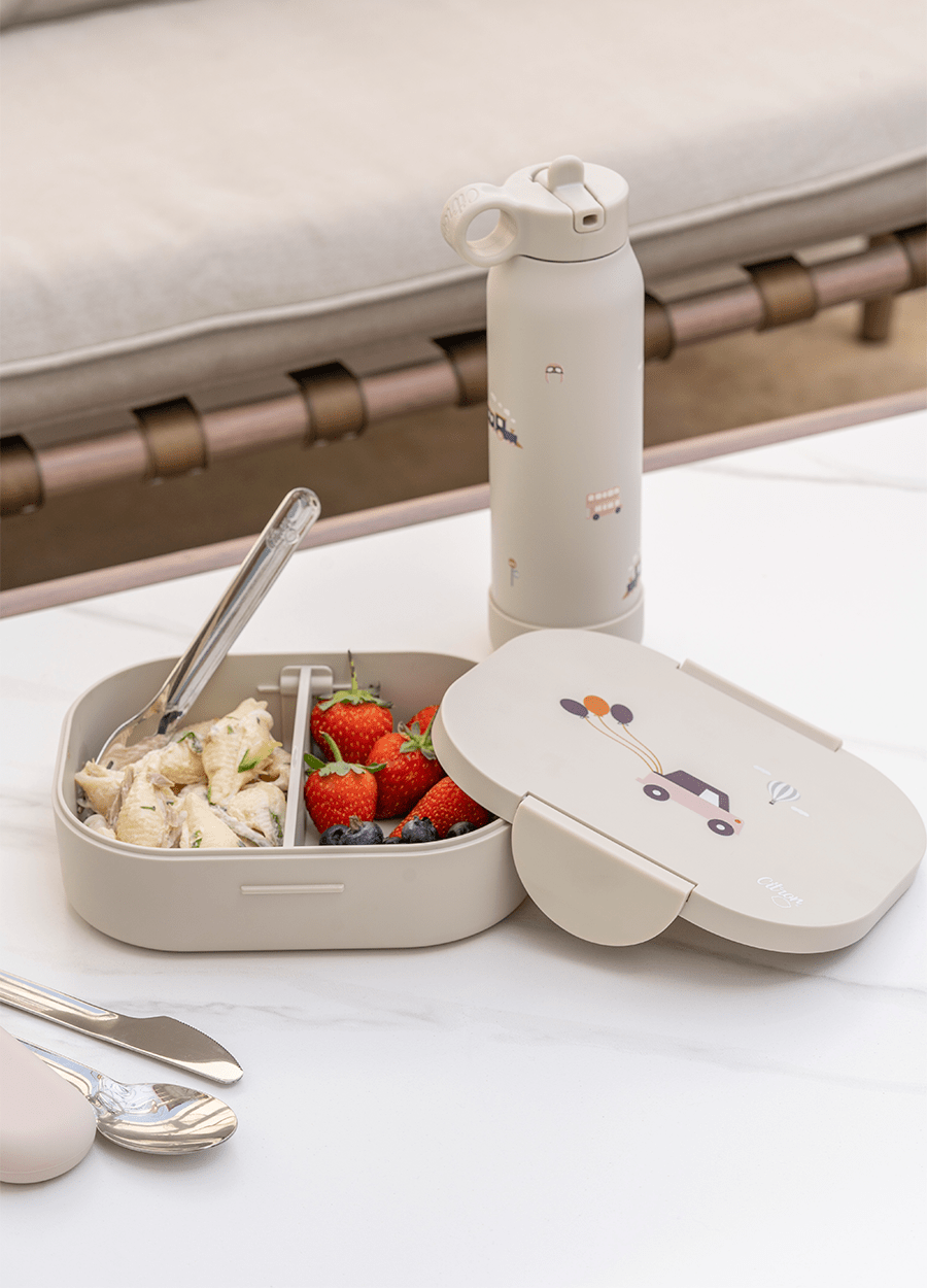 Bio-Based Lunch box - 2 Compartment - Vehicles