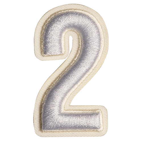 White Number '2'