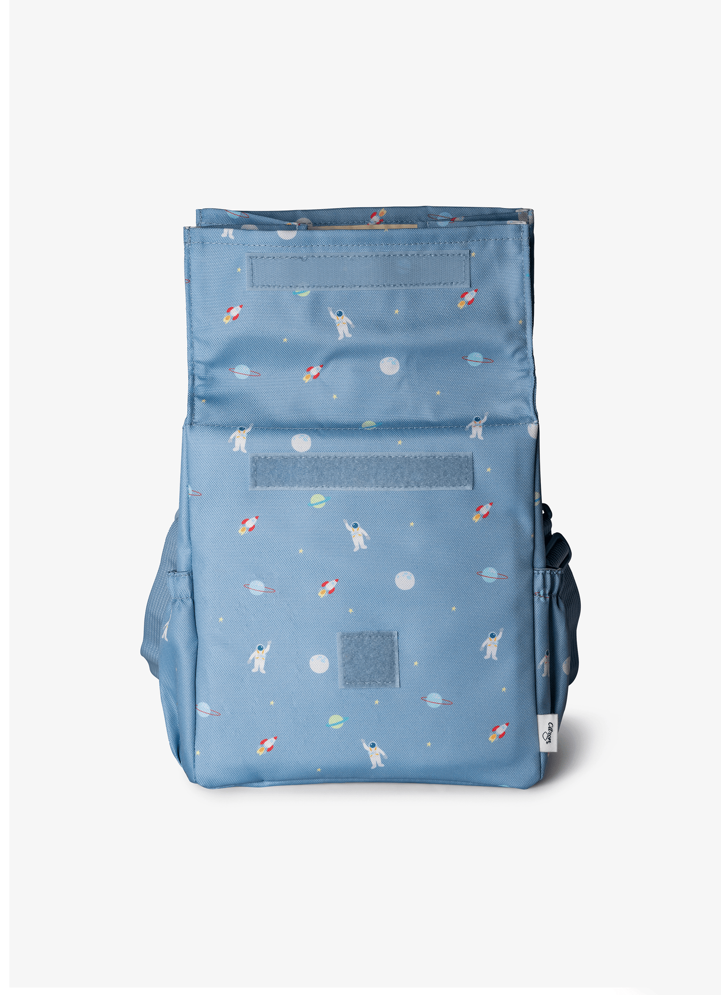 Insulated Rollup Lunch Bag - Spaceship Dusty Blue