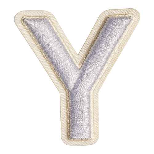 White Letter 'Y'