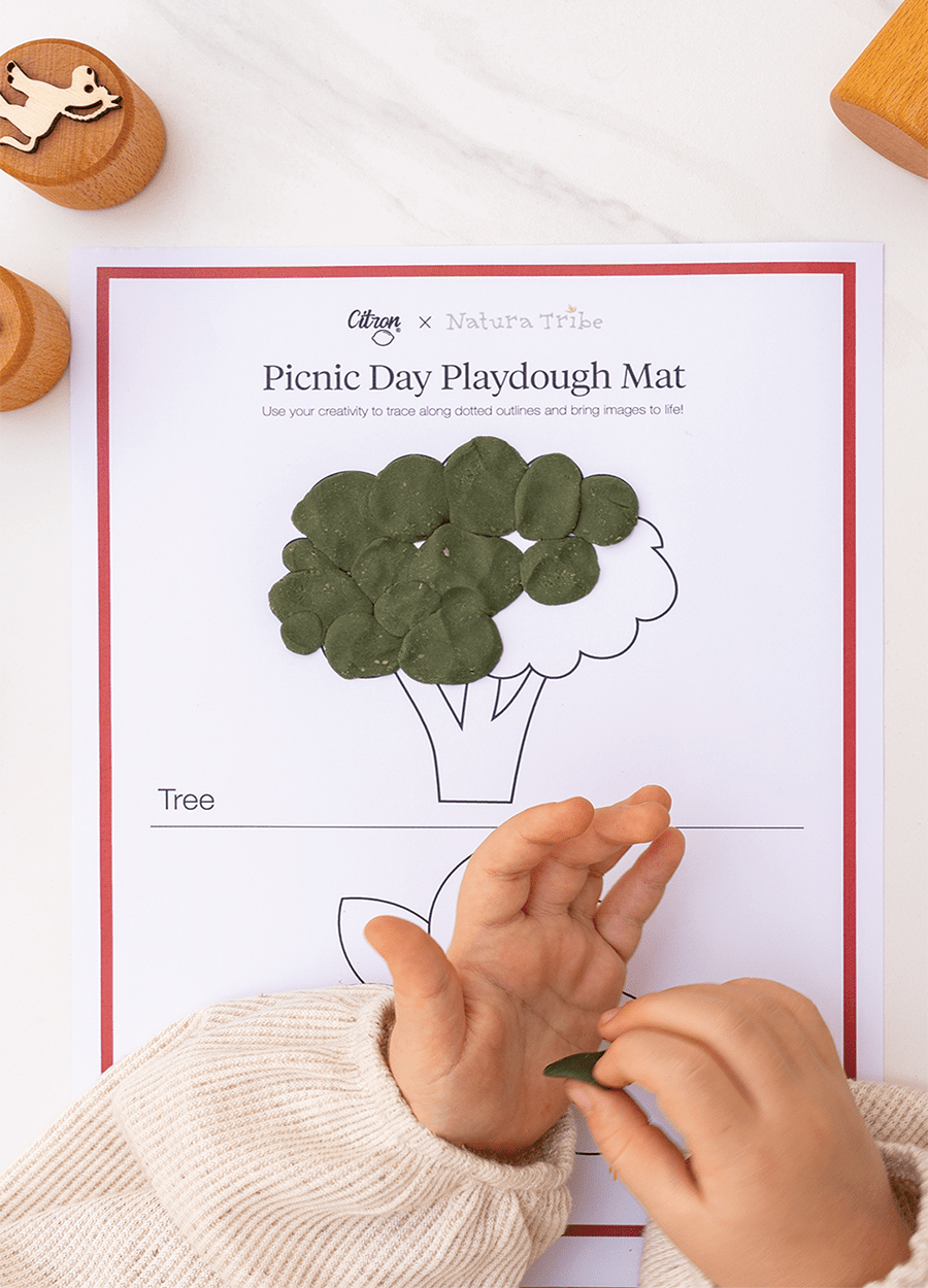 Outdoor-Themed Playdough Mats - Free Downloads
