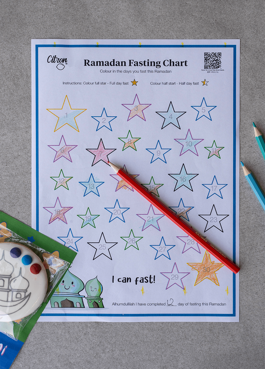 Ramadan Fasting Chart - Free Downloads