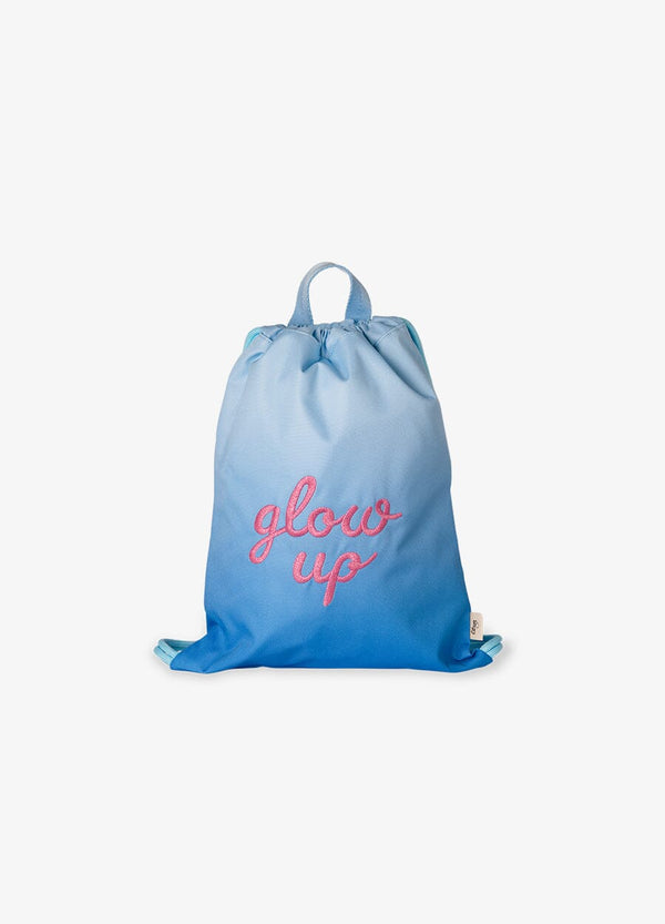Drawstring Wet Bag - Blue Glow Up