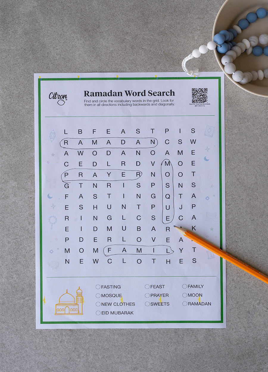 Ramadan Word Search - Free Downloads