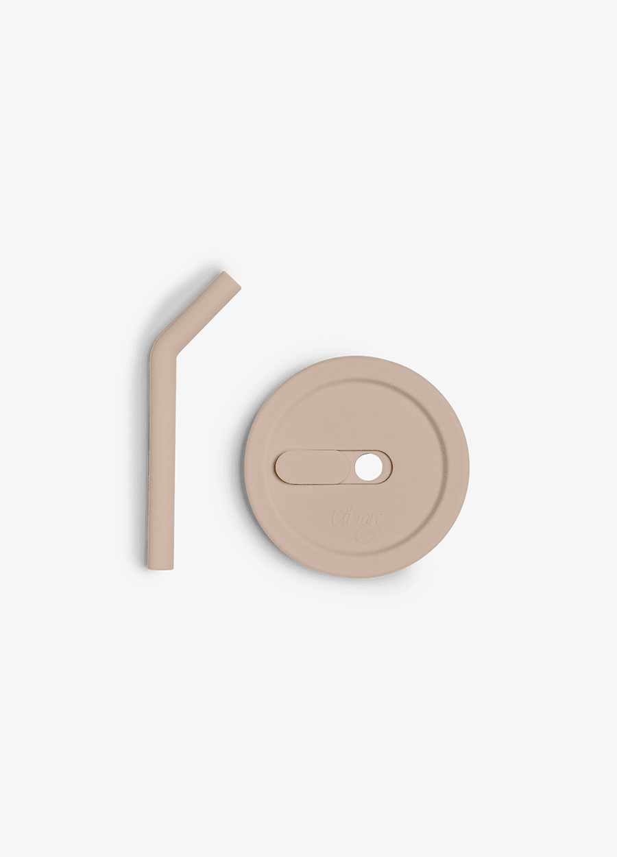 Silicone Cup Cover - Beige