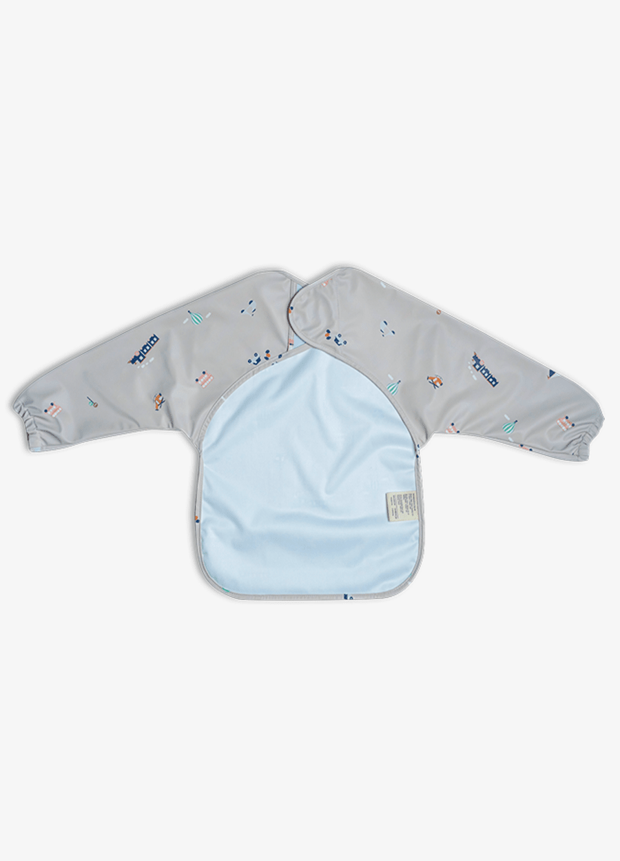 Long Sleeve Bib - Vehicles