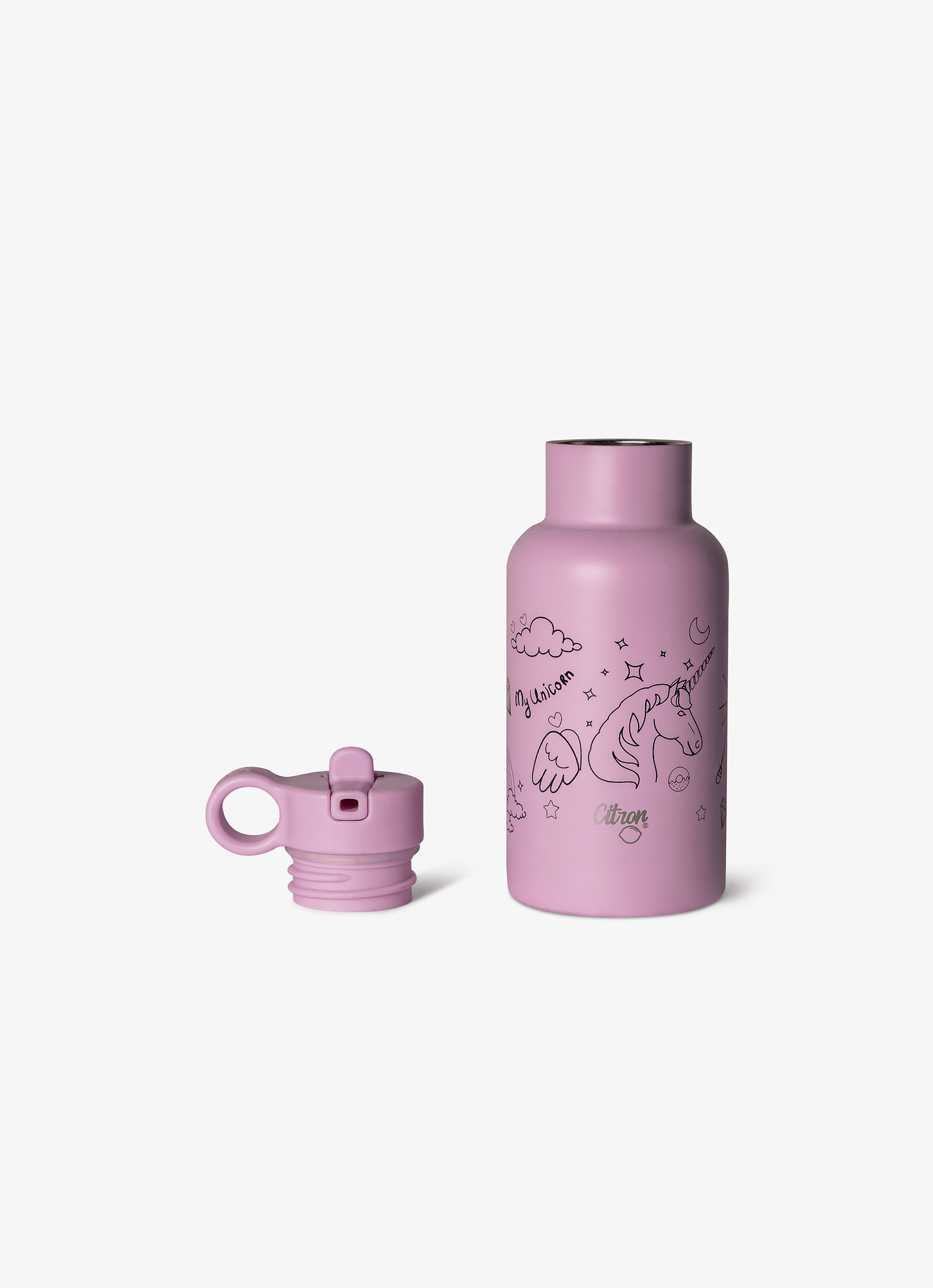 Little Big Water Bottle - 350ml - Unicorn - Pink