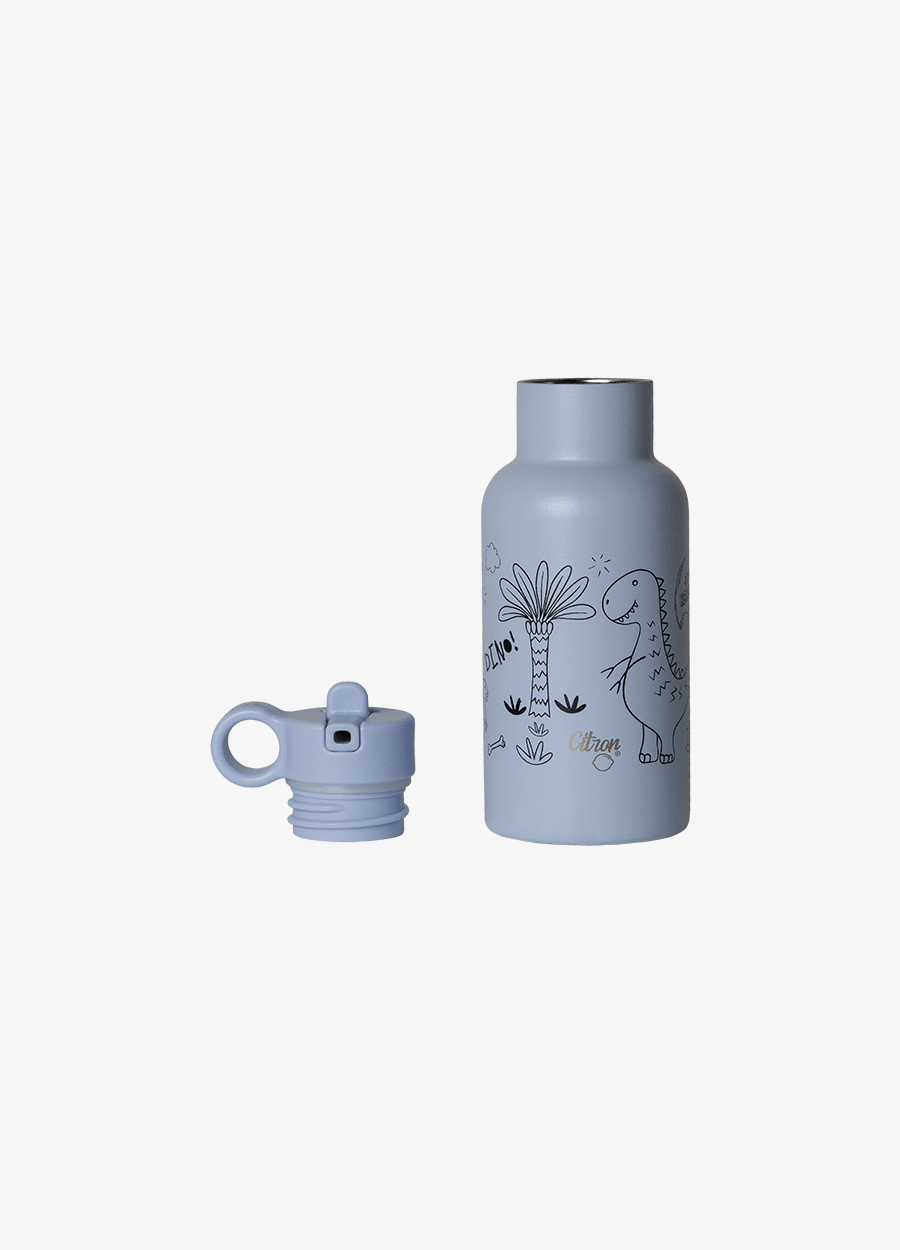 Little Big Water Bottle - 350ml - Dino - Deep Ocean Blue