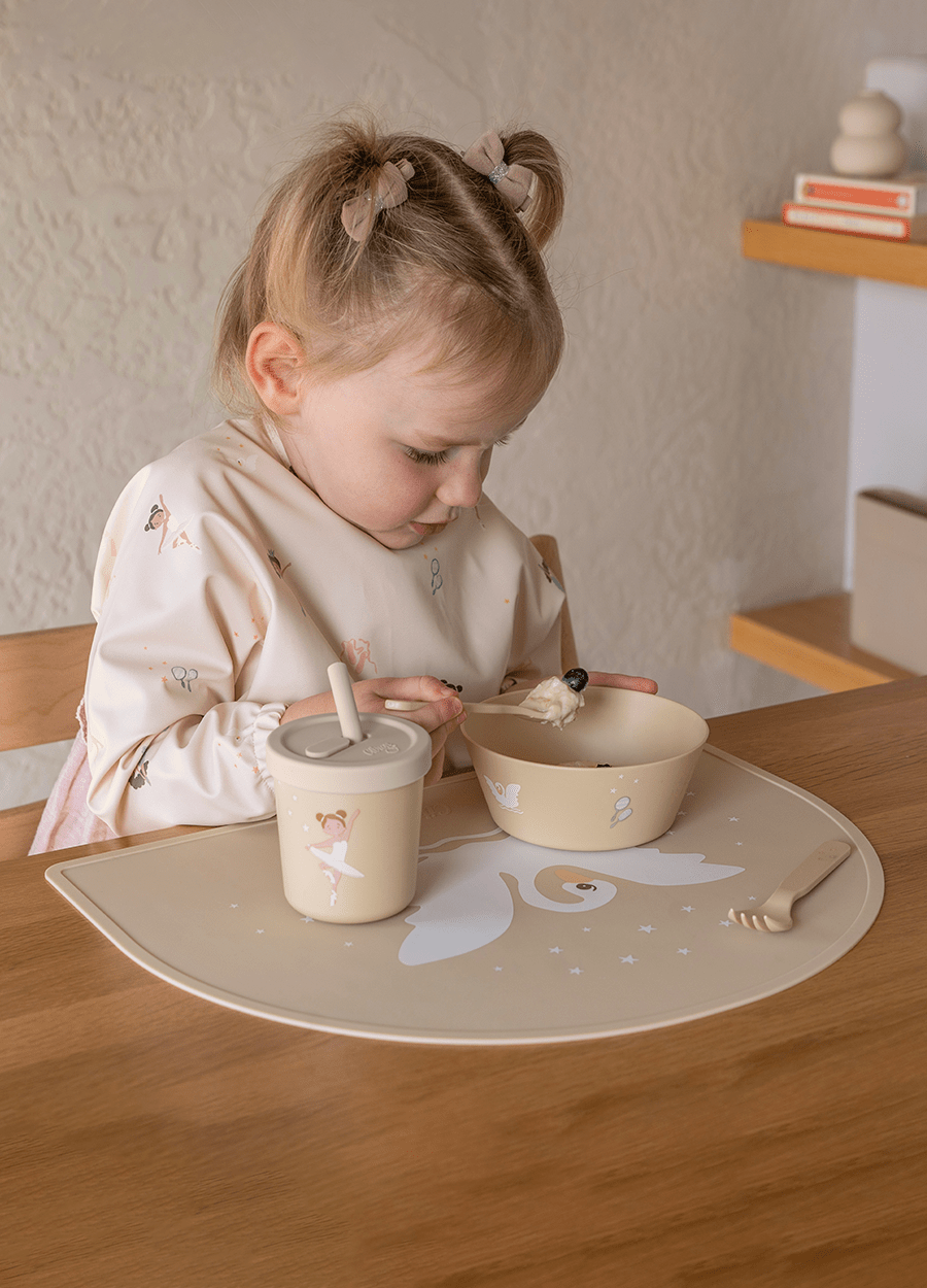 Silicone Placemats Semi-Circle - Ballerina