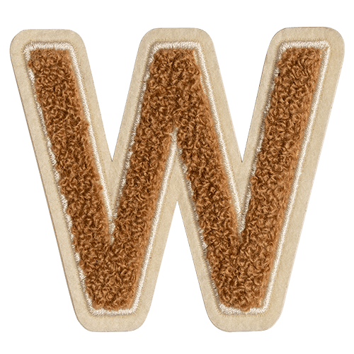 حرف "W" بالكراميل