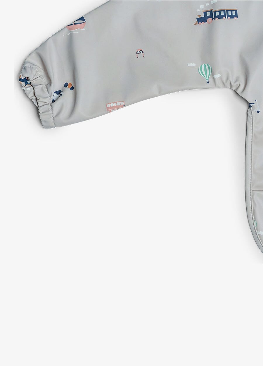 Long Sleeve Bib - Vehicles