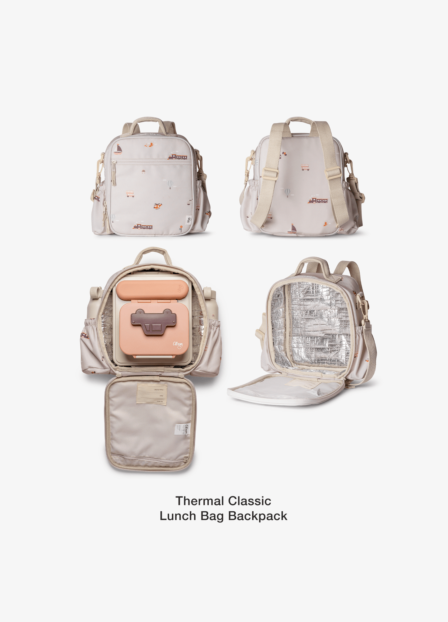 School Lunch Set - Set of 3 - Vehicles