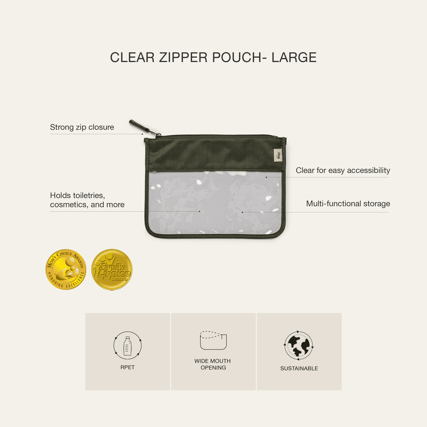 OMG Clear Pouch - Large