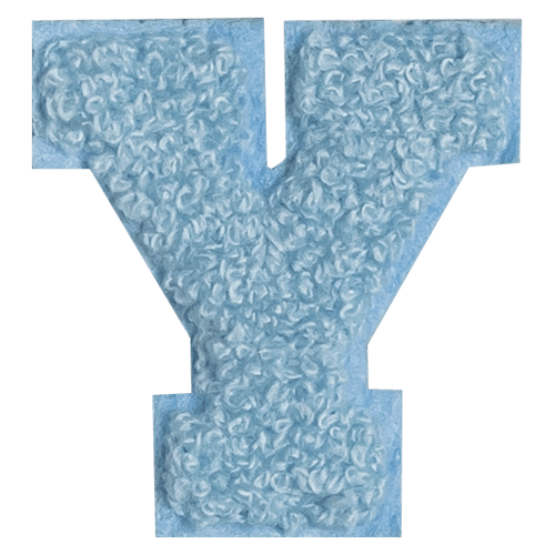 حرف "Y" الأزرق