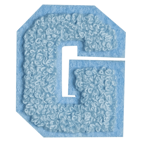 Blue Letter 'G'