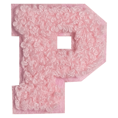 حرف "P" وردي