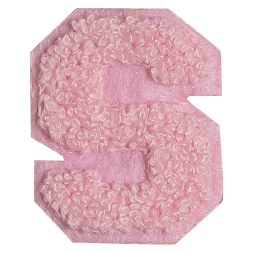 Pink Letter 'S'