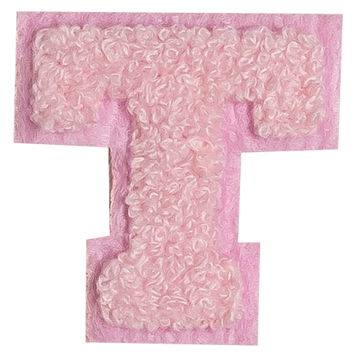 حرف "T" وردي