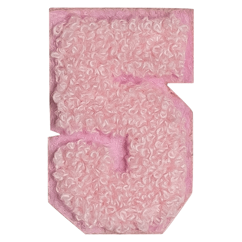 الرقم الوردي '5'