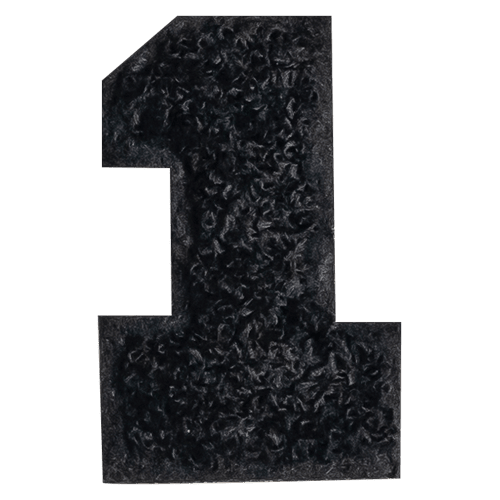 Black Number '1'