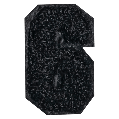 Black Number '6'