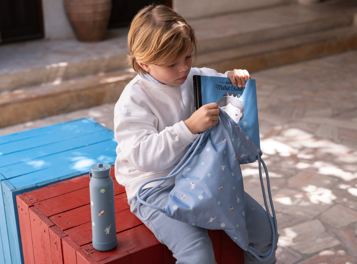 Drawstring Wet Bag - Spaceship