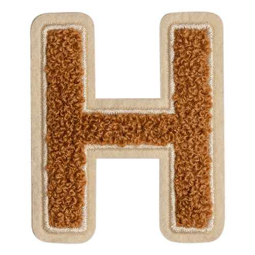 حرف "H" بالكراميل