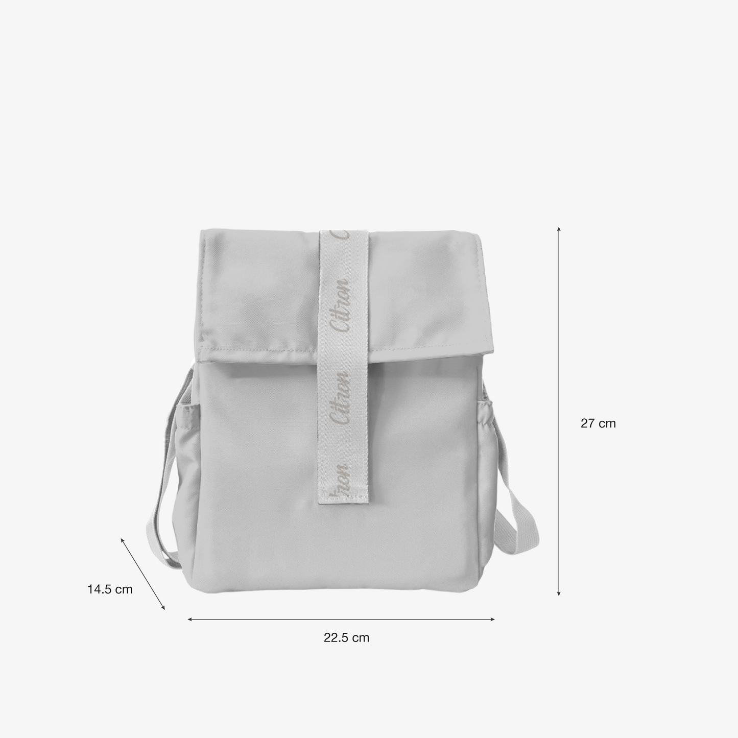 Insulated Roll-up Lunch Bag - Unicorn Blush pink