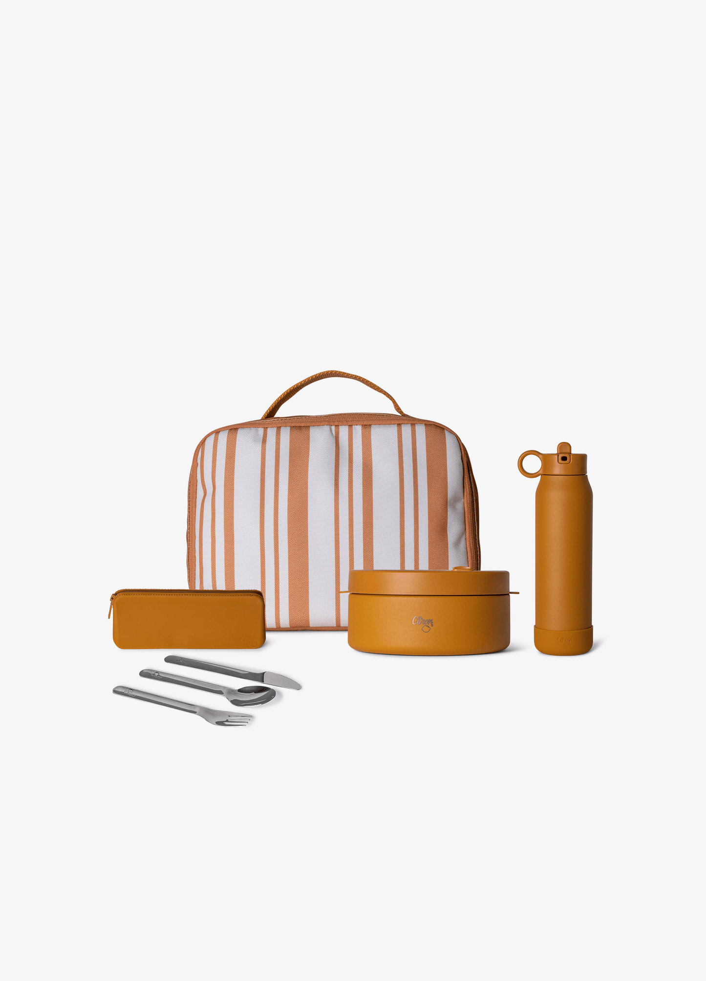 School Meal Set - Set of 4 - Caramel