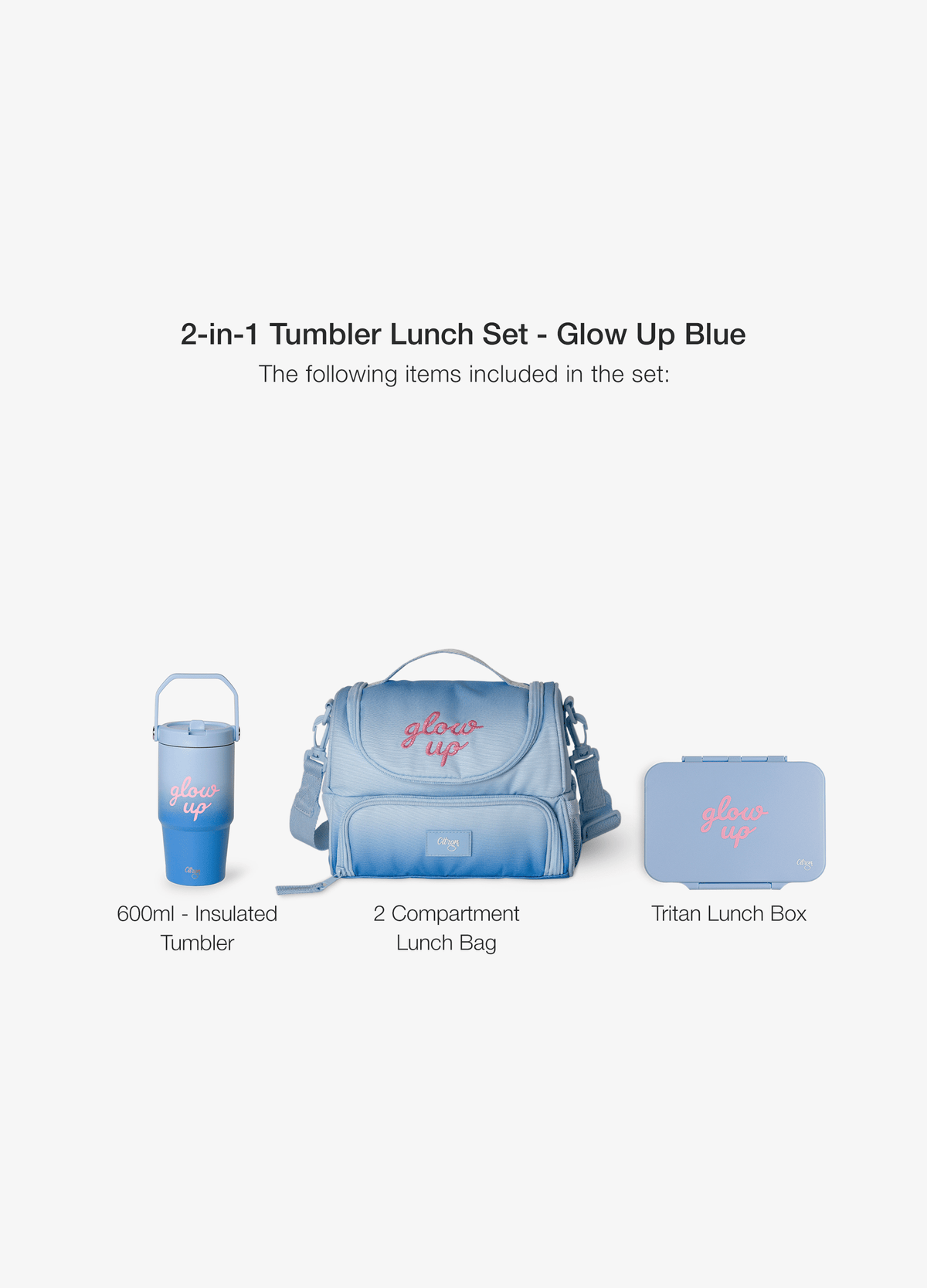 2-in-1 Lunch Set - Blue Glow Up