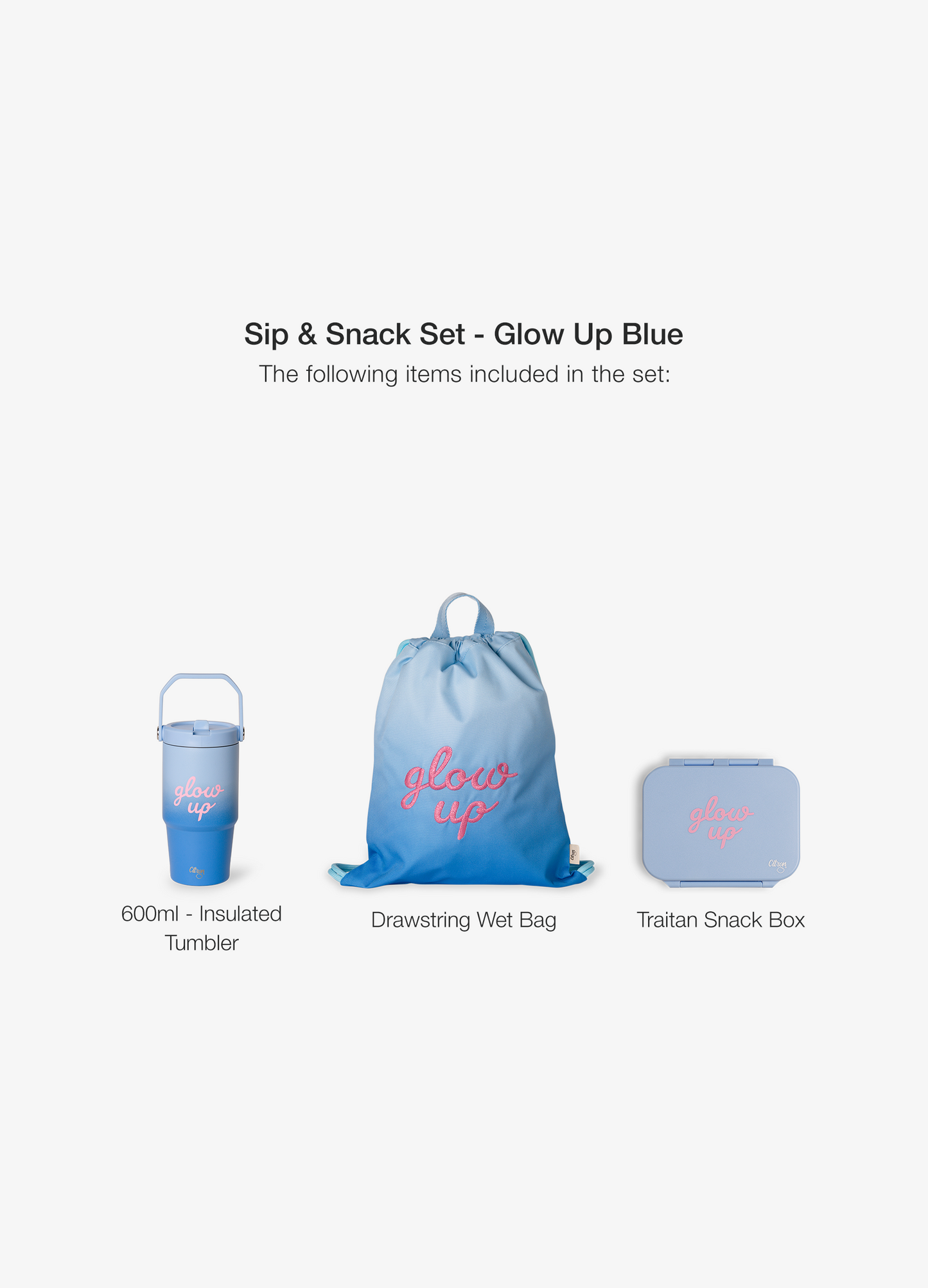 Sip & Snack Set - Glow Up
