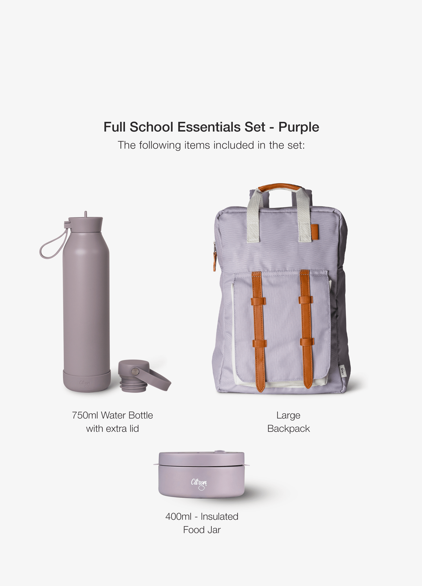 Full School Essentials set - Purple