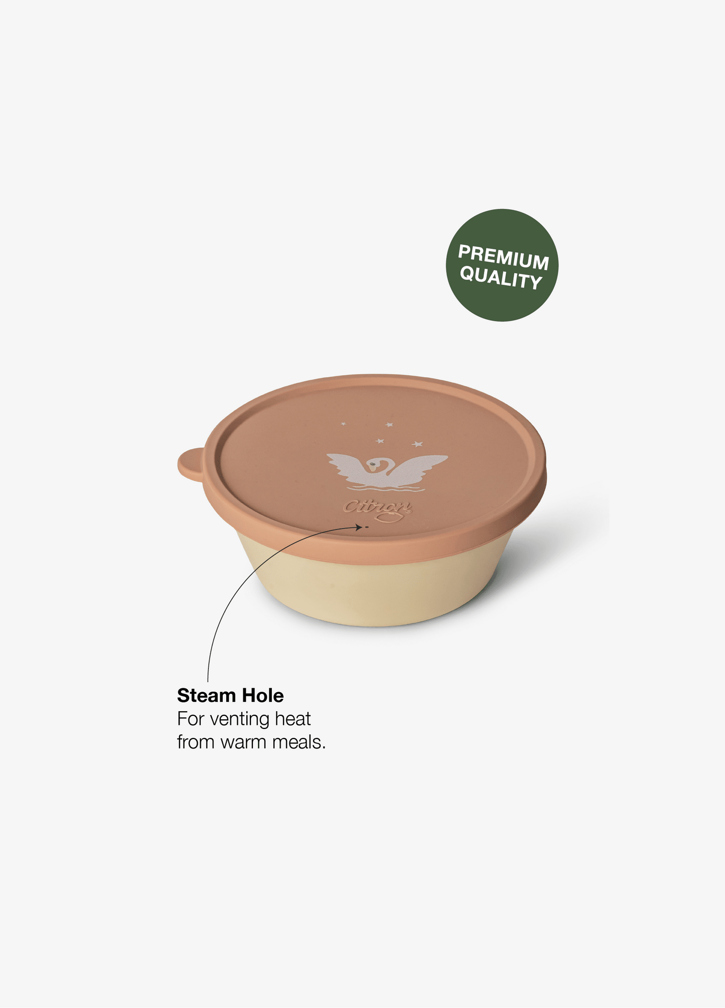 Silicone Bowl Cover - Swan