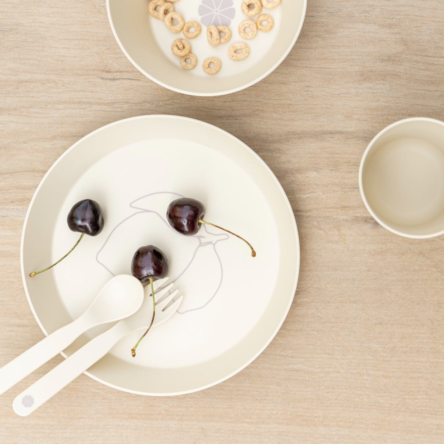 مجموعة أدوات المائدة - أسود