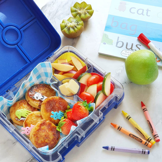 French Toast with Banana filling- 4 Compartment Lunchbox