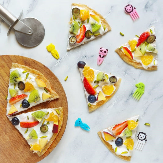 Paratha / tortilla Fruit Pizzzas