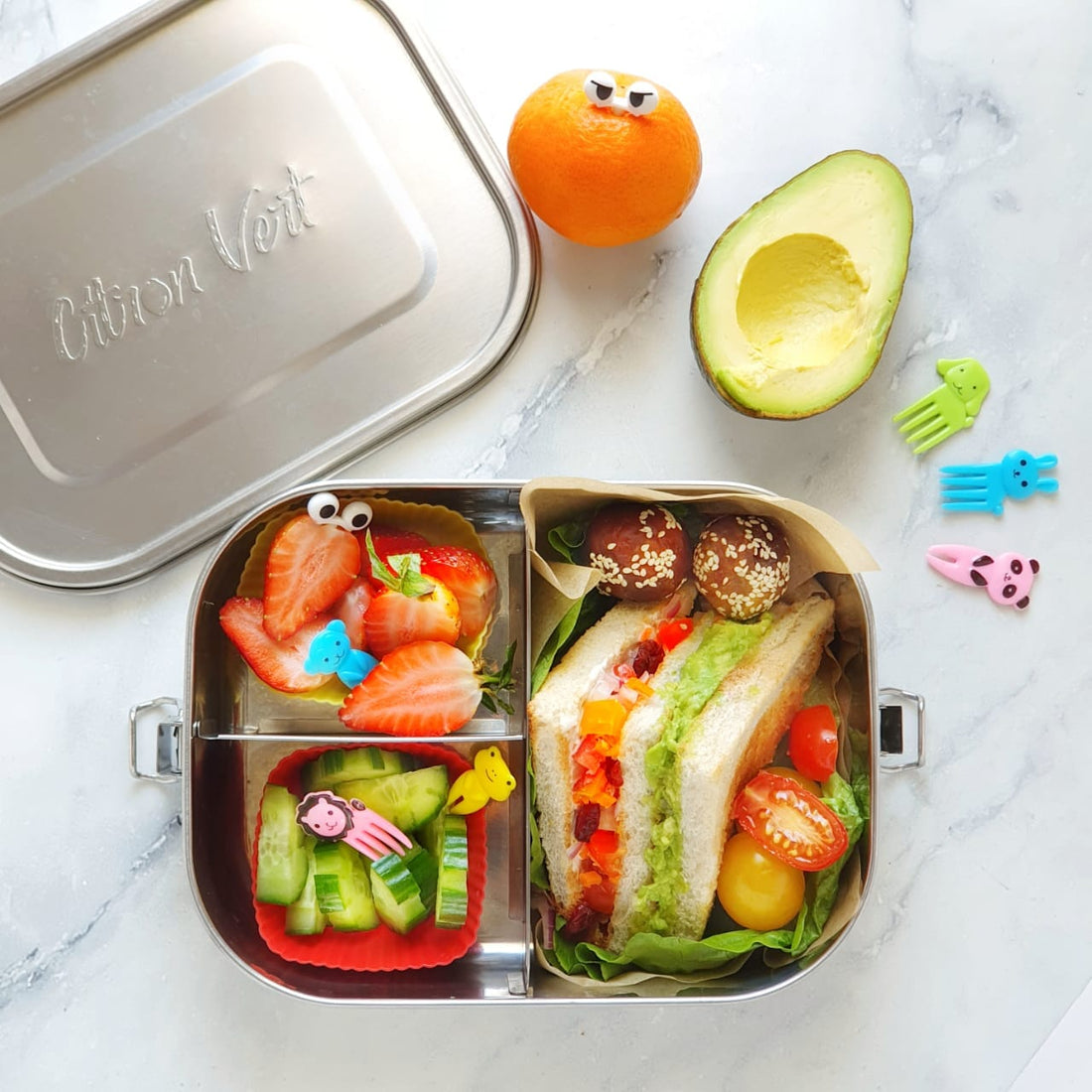 Club sandwich- Stainless Steel Lunch Box