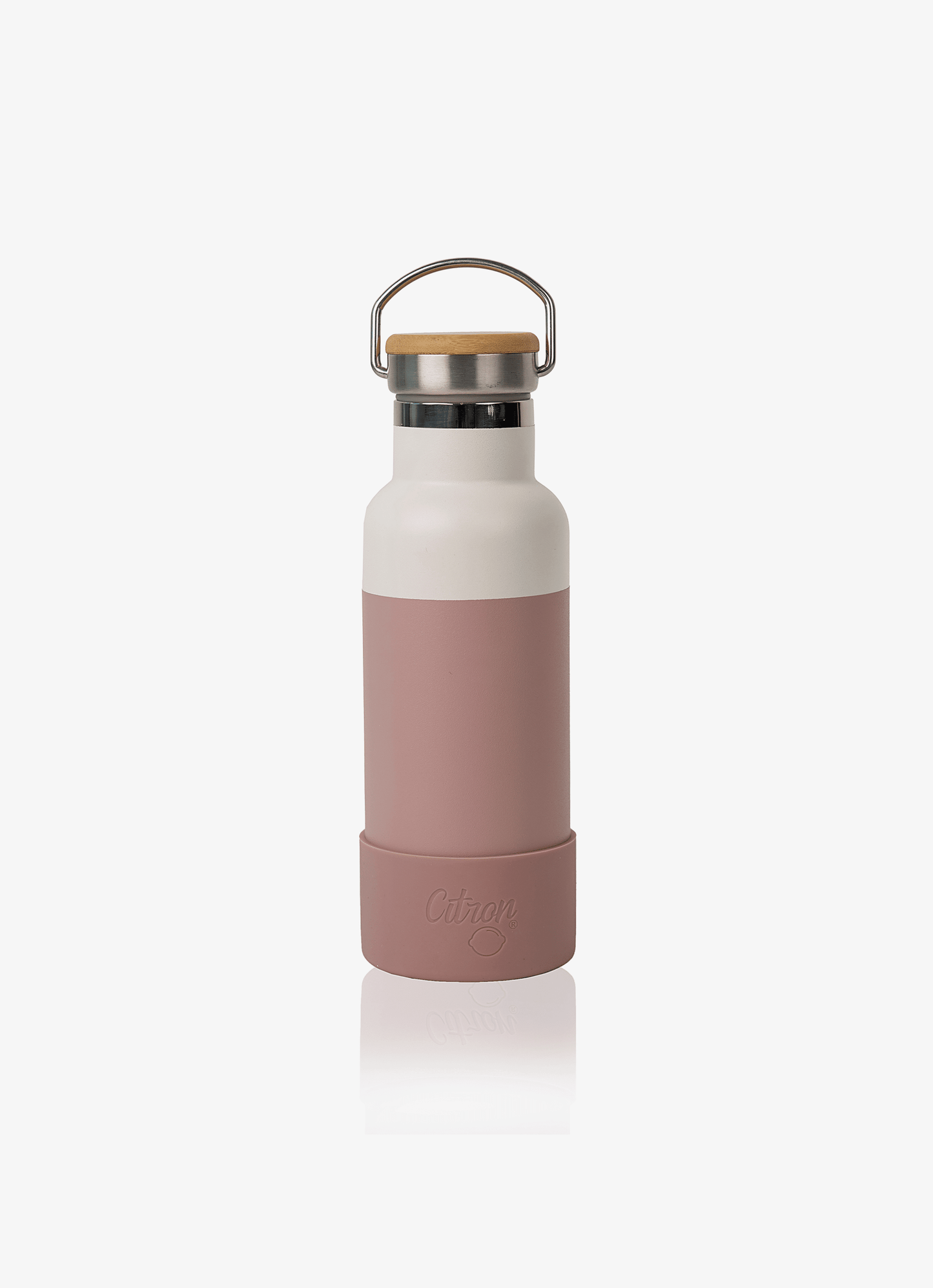 Water Bottle - 500ml - Pink-Cream