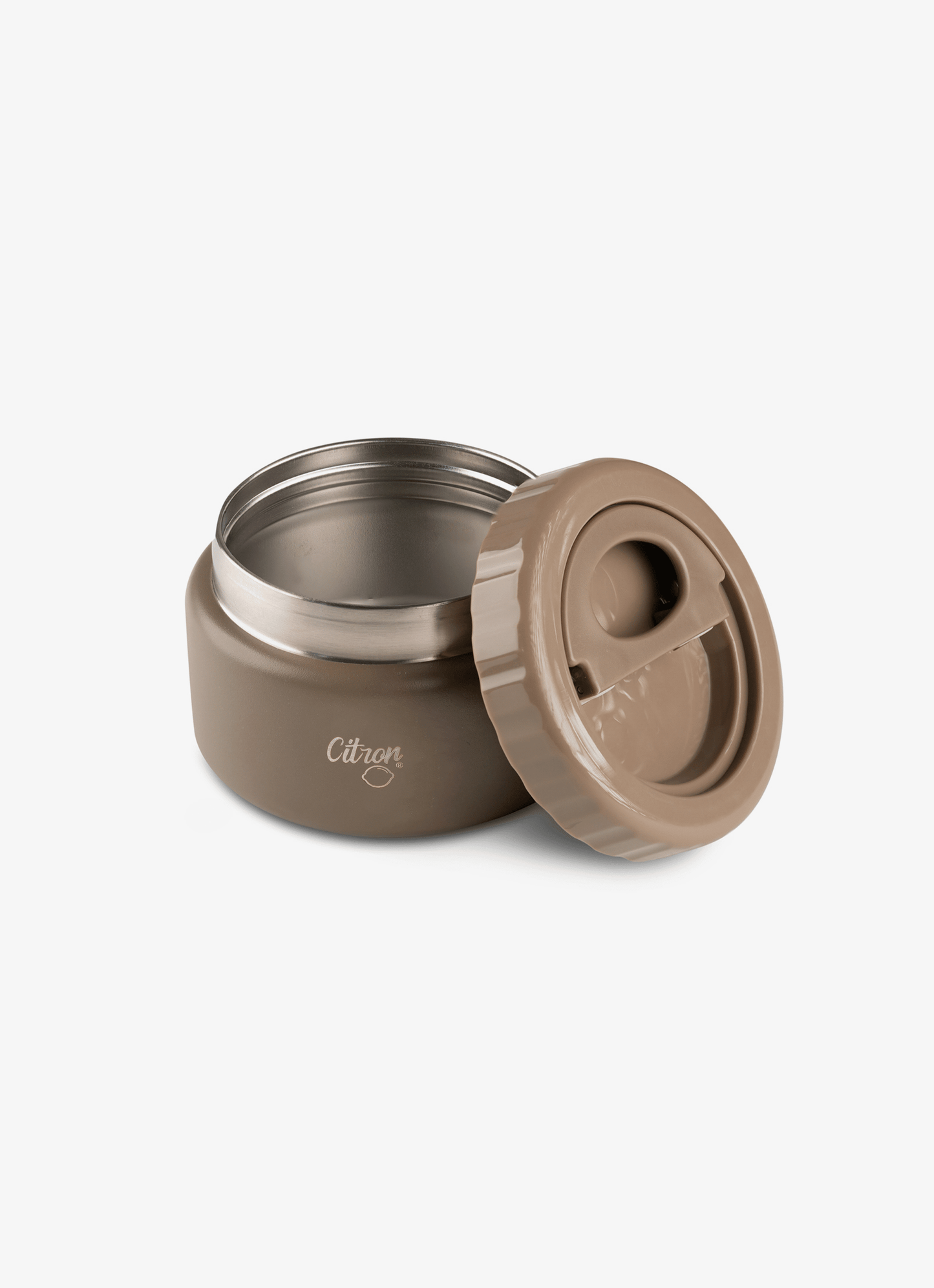 Insulated Food Jar - 250ml - Brown