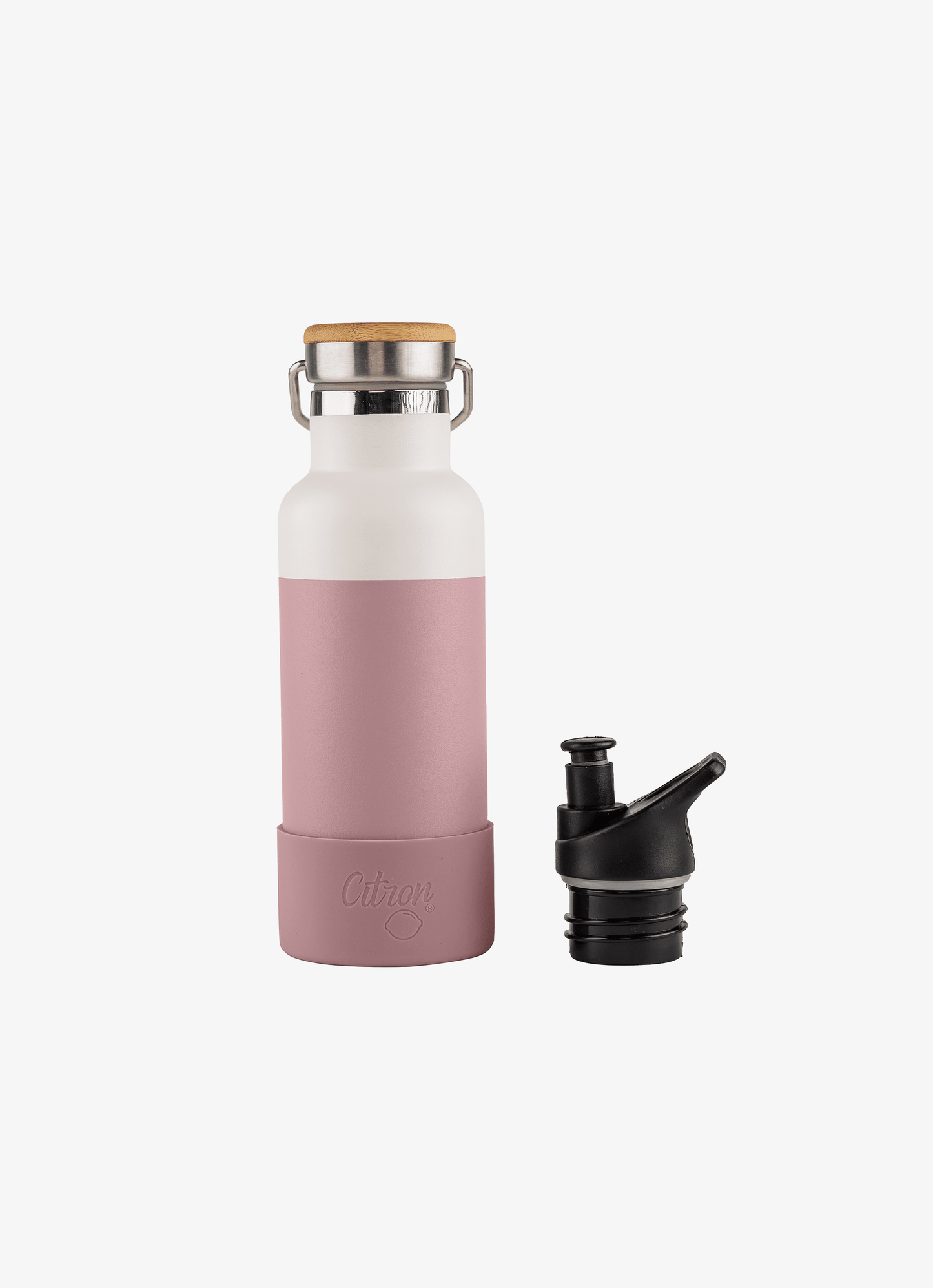 Water Bottle - 500ml - Pink-Cream