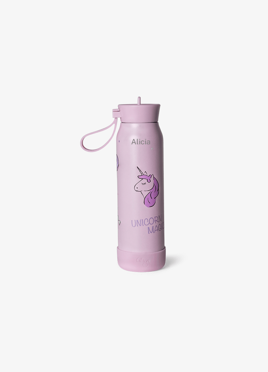 Small Water Bottle - 350ml - Stormy Unicorn