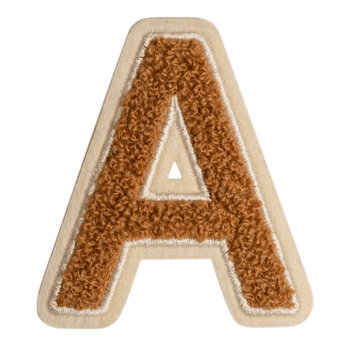 Caramel Letter 'A'