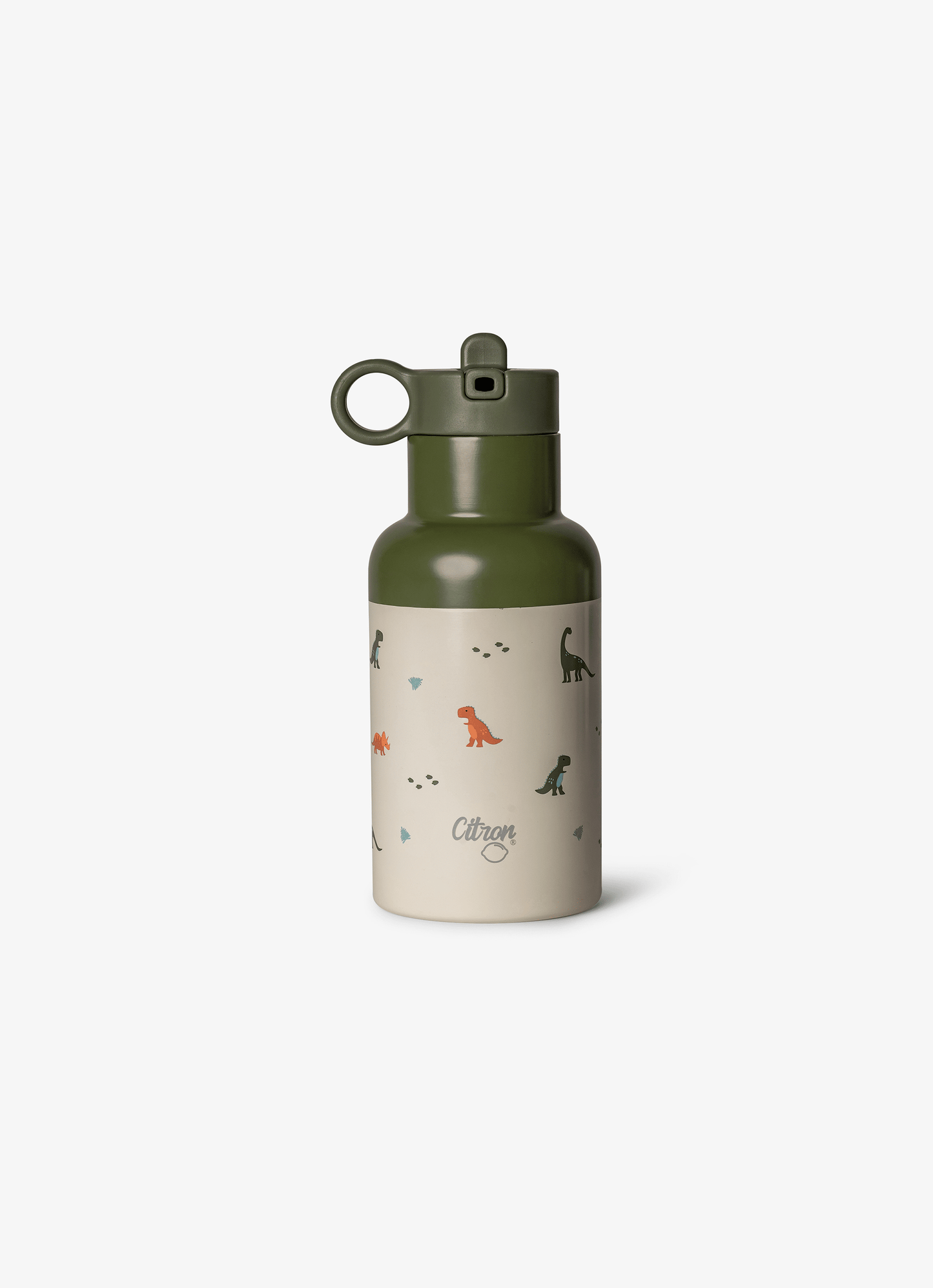 Water Bottle - 350ml - Dino Green