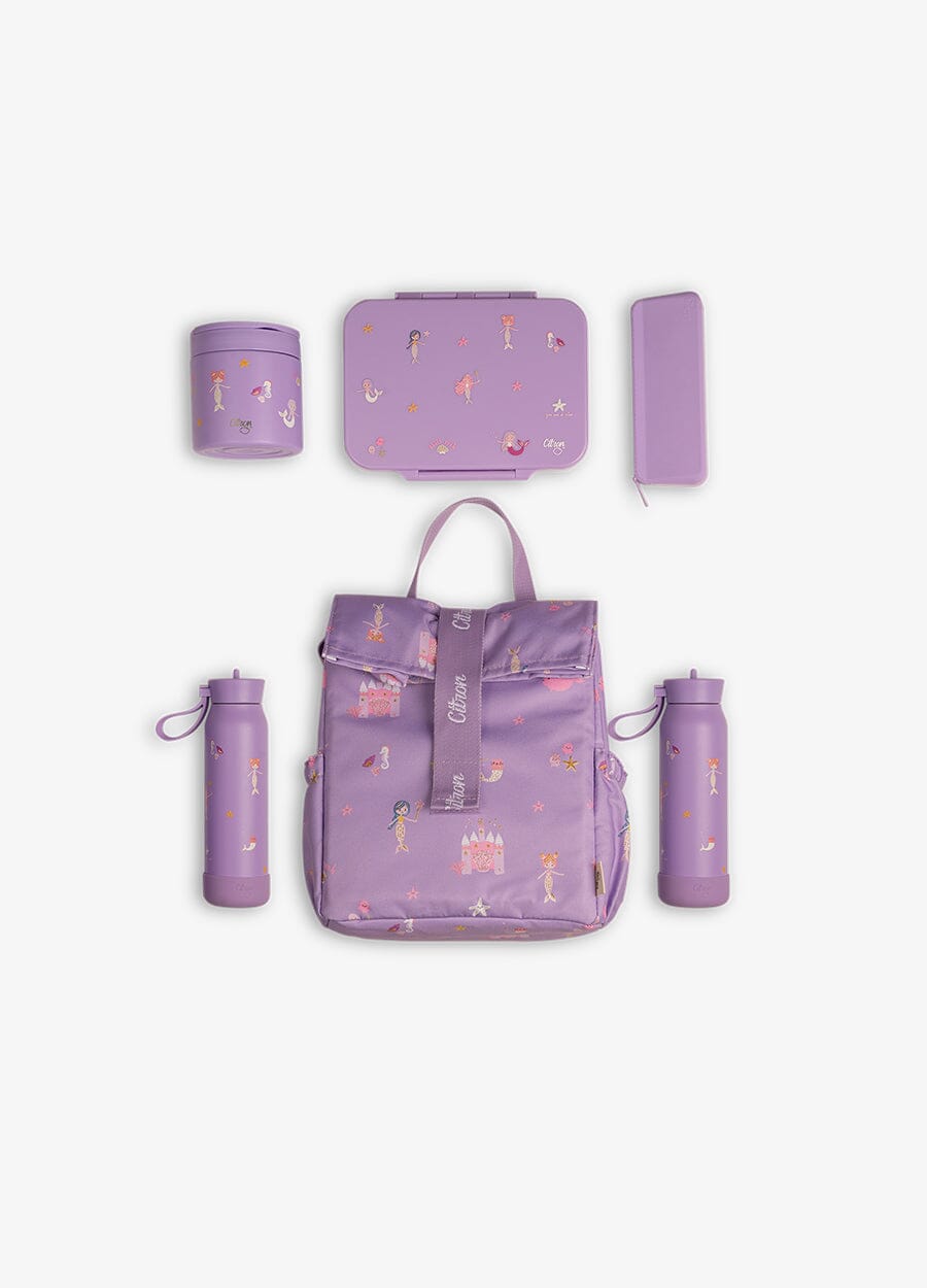 Insulated Rollup Lunch Bag - Mermaid